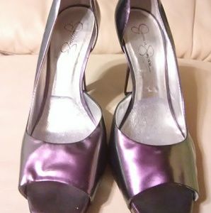 2/$25 👠💜💚JSimpson purple/green metallic heels